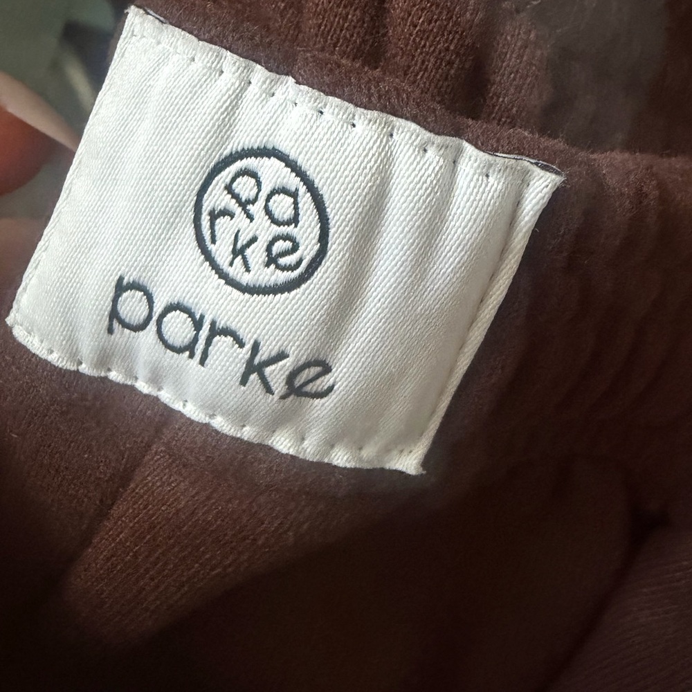 Parke Brown sweatpants NWOT